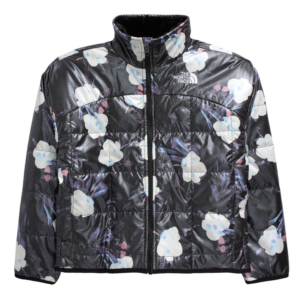 The North Face Kids Shasta Reversible Reversible Floral Fleece Jacket Size L 12